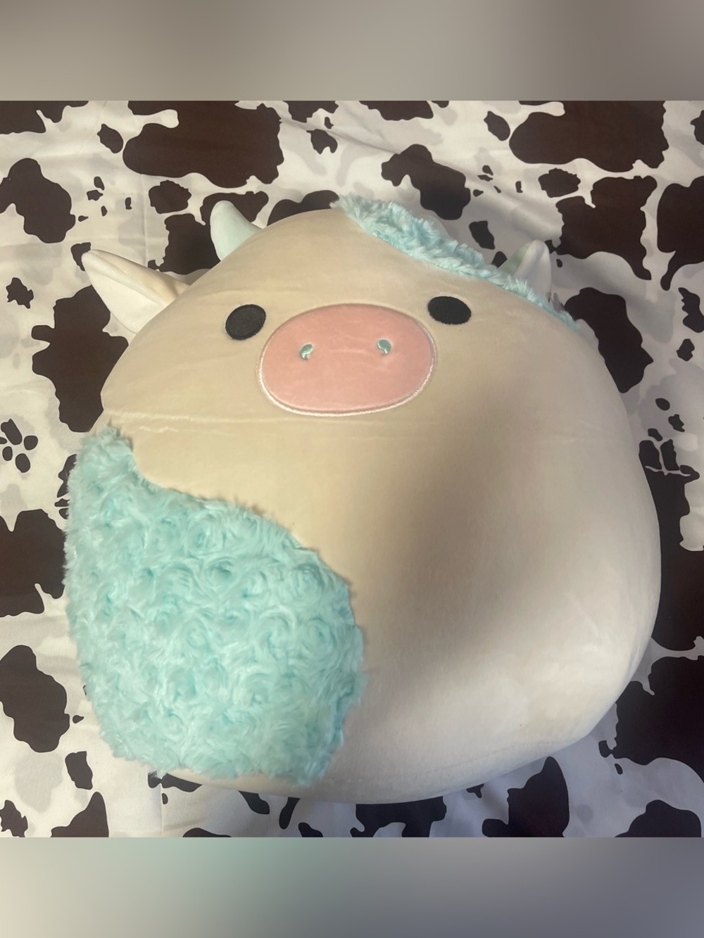 Squishmallows Mint and Cream Unicorn Plush - Clint